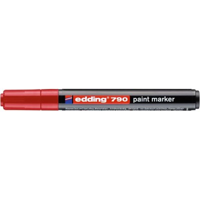 Lakkmarker, 2-3 mm, EDDING "790", piros