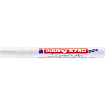 Lakkmarker, 2-4 mm, EDDING, "8750", fehér