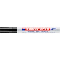 Lakkmarker, 2-4 mm, EDDING, "8750", fekete