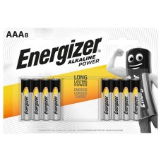 Elem, AAA mikro, 8 db, ENERGIZER "Alkaline Power"