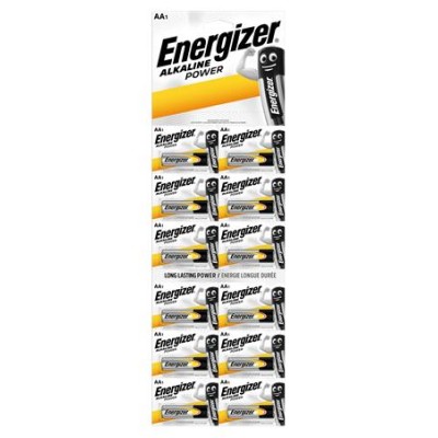 Elem, AA ceruza, 12 db, egyesével téphető, ENERGIZER "Alkaline Power Kartella"