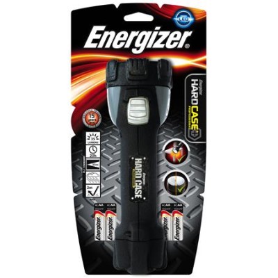 Elemlámpa, LED, 4xAA, strapabíró, ENERGIZER "Hardcase Pro", szürke-fekete