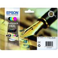 T16364010 Tintapatron multipack Workforce WF2540WF nyomtatóhoz, EPSON, b+c+m+y, 32,4ml