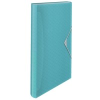 Harmonikamappa, A4, PP, 6 rekeszes, ESSELTE "Colour`Breeze", kék