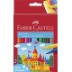 Filctoll készlet, FABER-CASTELL, 12 különböző szín"Castle"