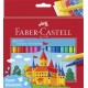 Filctoll készlet, FABER-CASTELL, 36 különböző szín "Castle"