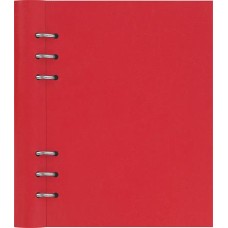 Tervező, naptár és füzet betéttel, A5, FILOFAX "Clipbook Classic", piros