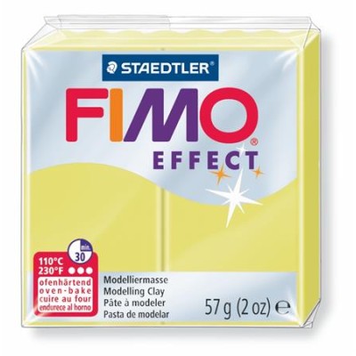 Gyurma, 57 g, égethető, FIMO "Effect", citrin