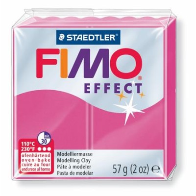 Gyurma, 57 g, égethető, FIMO "Effect", rubinkvarc