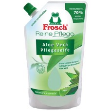 Folyékony szappan utántöltő, 0,5 l, FROSCH, aloe vera