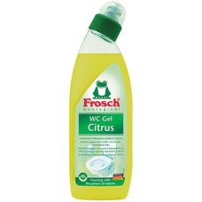 WC tisztítógél, 750 ml, FROSCH, citrus