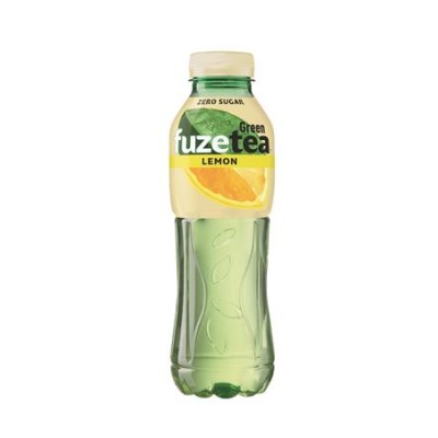 Üdítőital, szénsavmentes, 0,5 l, FUZETEA ZERO, zöld tea citrom