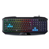 Billentyűzet, vezetékes, USB, HUN, gaming, GENIUS "Scorpion K215"