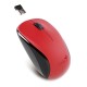 Egér, vezeték nélküli, optikai, normál méret, GENIUS "NX-7000" piros