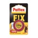 Ragasztószalag, kétoldalas, 19 mm x 1,5 m, HENKEL "Pattex Fix 120 kg",  piros