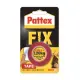 Ragasztószalag, kétoldalas, 19 mm x 1,5 m, HENKEL "Pattex Fix 120 kg", piros