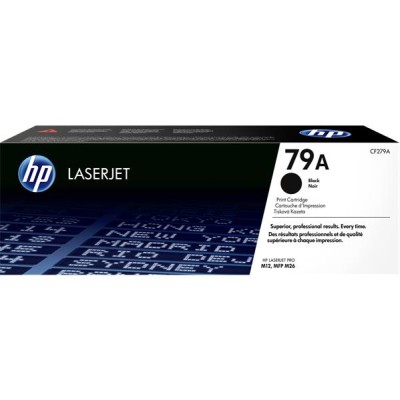 CF279A Lézertoner LaserJet M12, M26 nyomtatókhoz, HP 79A, fekete, 1k