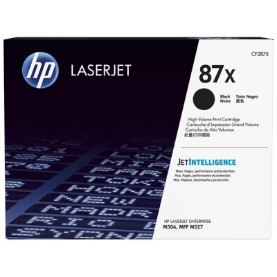 CF287X Lézertoner LaserJet M506, M527 nyomtatókhoz, HP 87X, fekete, 18k