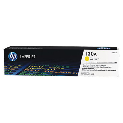 CF352A Lézertoner Color LaserJet Pro MFP M176n nyomtatóhoz, HP 130, sárga, 1k