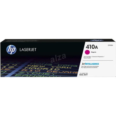 CF413A Lézertoner ColorLaserJet M452/477 nyomtatókhoz, HP 410A, magenta, 2,3k