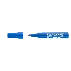 Flipchart marker, 1-3 mm, kúpos, ICO "Artip 11", kék