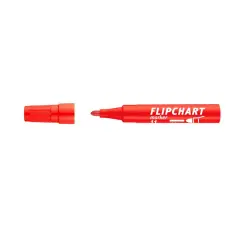 Flipchart marker, 1-3 mm, kúpos, ICO "Artip 11", piros