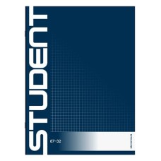 Füzet, tűzött, A4, kockás, 32 lap, ICO "Student"