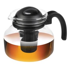 Hőálló kancsó szűrővel,  1,5 l, "Teapot", vegyes színek