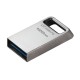 Pendrive, 128GB, USB 3.2, 200MB, fém, KINGSTON "DT Micro Gen2"