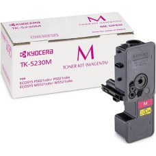 TK5230 Lézertoner M5521CDN, 5521CDW, P5021CDN, 5021CDW nyomtatókhoz, KYOCERA, magenta, 2,2k