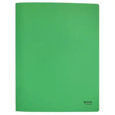 Gyorsfűző, A4, karton, LEITZ "Recycle", zöld