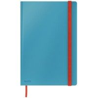 Beíró, B5, kockás, 80 lap, keményfedeles, LEITZ "Cosy Soft Touch", nyugodtkék
