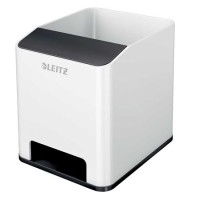 Írószertartó, kettős színhatású, LEITZ "Wow", fekete