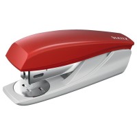Tűzőgép, 24/6, 26/6, 25 lap, LEITZ "Nexxt 5501", piros
