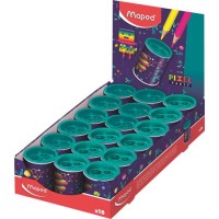 Hegyező display, kétlyukú, tartályos, MAPED "Pixel Party"