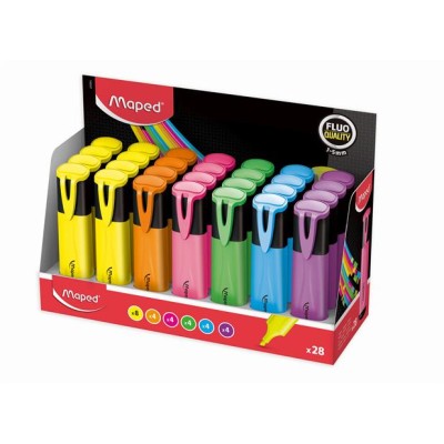 Szövegkiemelő display, 1-5 mm, MAPED "Fluo Peps Classic", vegyes színek