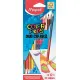 Színes ceruza készlet, kétvégű, háromszögletű, MAPED "Color`Peps Duo", 24 különböző szín