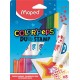 Filctoll készlet, 7,5 mm, kétvégű, MAPED "Color`Peps Duo Stamp" 8 különböző szín és minta
