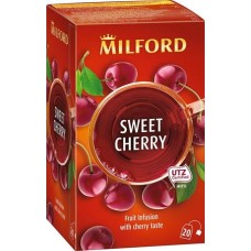 Gyümölcstea, 20x2,5 g, MILFORD "Sweet cherry", cseresznye