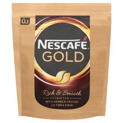 Instant kávé, 50 g, utántöltő, NESCAFÉ "Gold"