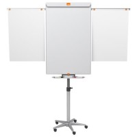 Flipchart tábla, mobil, mágneses felület, 2 db segédkarral, NOBO