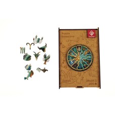 Puzzle, fa, A3, 200 darabos, PANTA PLAST "Zodiac"