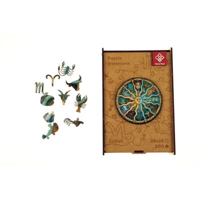 Puzzle, fa, A3, 200 darabos, PANTA PLAST "Zodiac"