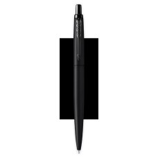 Golyóstoll, 0,7 mm, nyomógombos, fekete színű klip, matt fekete tolltest, PARKER, "Royal Jotter XL", kék