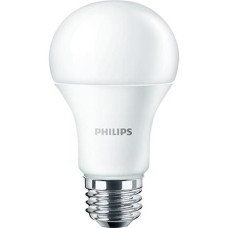 LED izzó, E27,gömb, 10W, 1055lm, 230V, 4000K, A60, PHILIPS "CorePro"