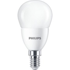 LED izzó, E14, kisgömb, P48, 7W, 806lm, 4000K, PHILIPS "CorePro"