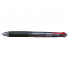 Golyóstoll, 0,25 mm, nyomógombos, fekete tolltest, PILOT "Feed GP4", négyszínű