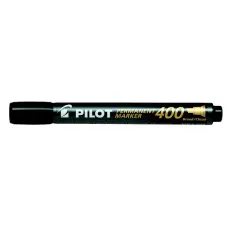 Alkoholos marker, 1,5-4 mm, vágott, PILOT "Permanent Marker 400", fekete