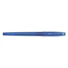 Golyóstoll, 0,22 mm, kupakos, PILOT "Super Grip G", kék