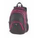 Hátizsák, 2in1, notebook tartóval és audió csatlakozóval, PULSE "Teens", pink-fekete